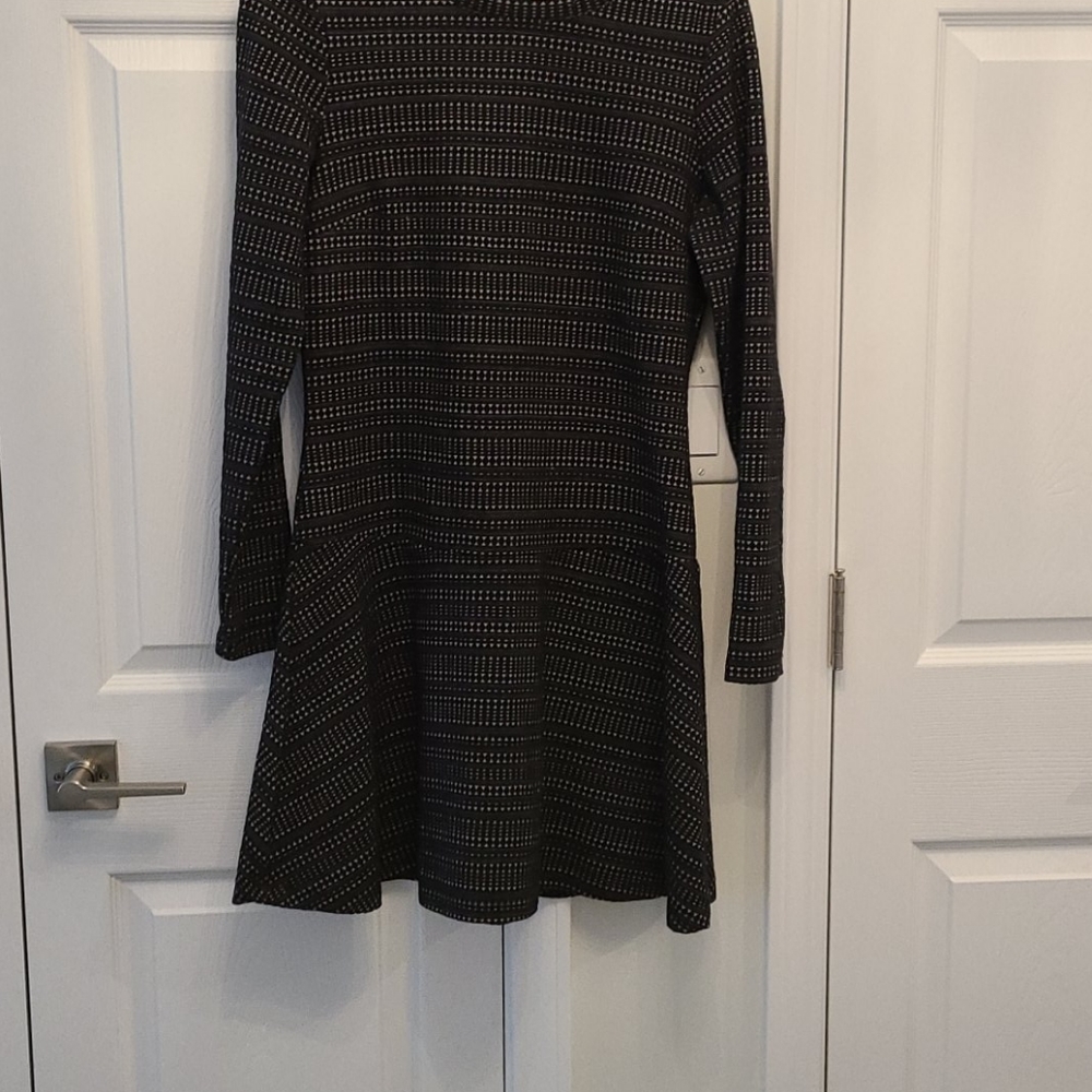 Long sleeve knee length dress